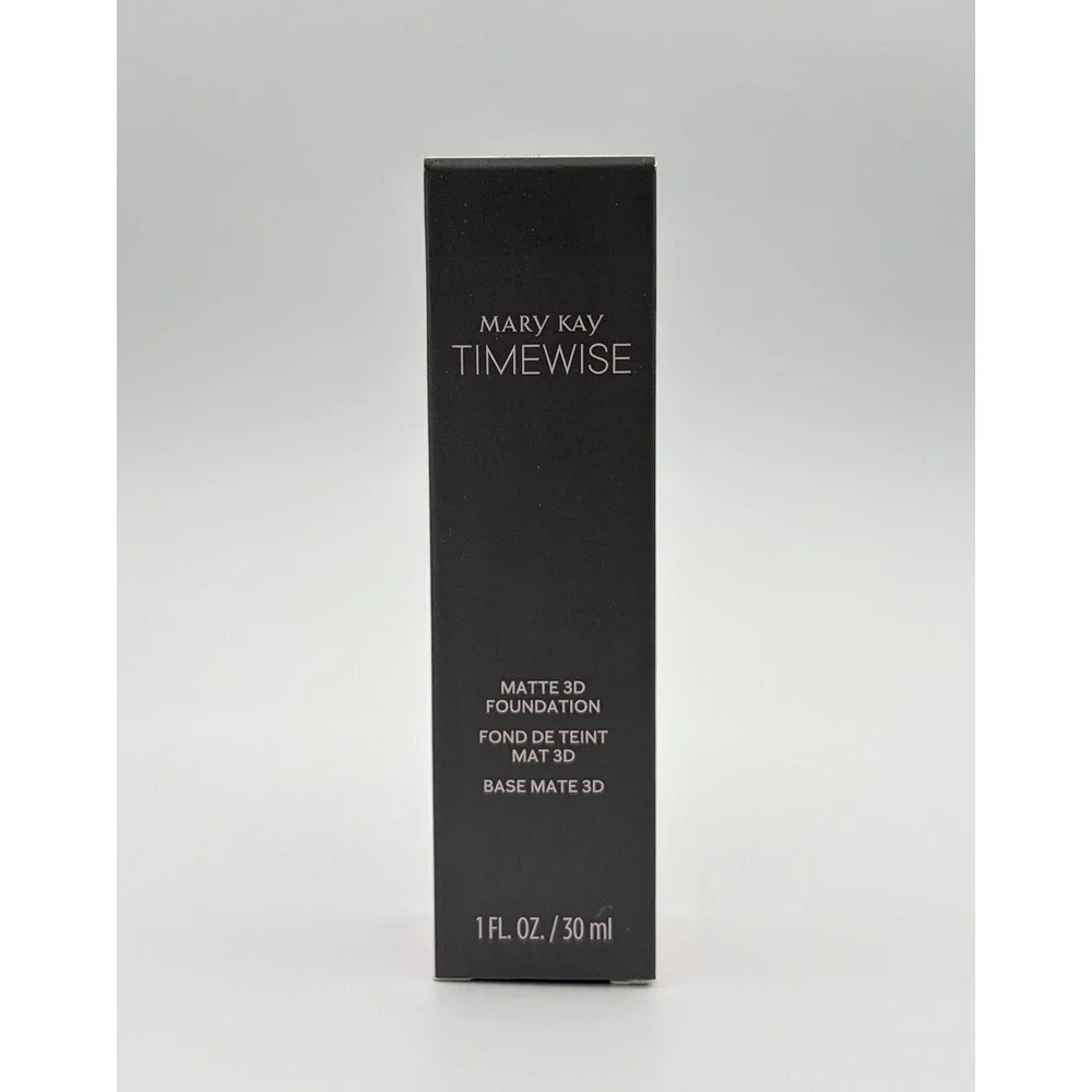Mary Kay TimeWise Matte 3D Foundation Ivory W 130 NIB 1oz/30ml